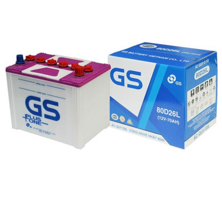 Ắc quy 12V-70Ah GS 80D26L